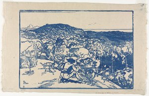 Pytlák, Duny Saint Jean de Mont od Auguste Louis Lepère