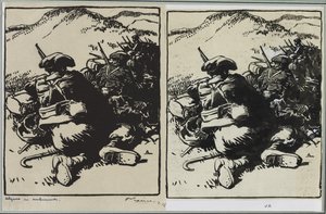 Alpiny v záloze od Auguste Louis Lepère