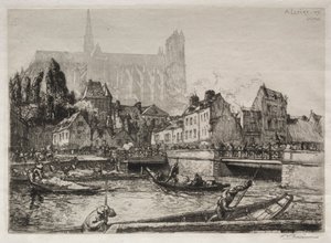 Příjezdy Vegetables-Amiens, 1907. od Auguste Louis Lepère