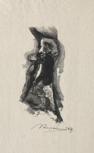 V soutěsce Sept-Cavernes od Auguste Louis Lepère
