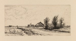 Auguste Lepère: Malý pasáček krav. od Auguste Louis Lepère