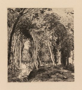 Auguste Lepère: Podrost, u Rigonette Vendèe. od Auguste Louis Lepère
