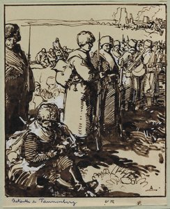 Bitva u Tannenbergu od Auguste Louis Lepère