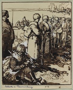 Bitva u Tannenbergu, 1914. od Auguste Louis Lepère