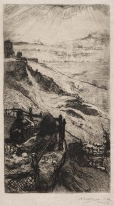 Americká kariéra poblíž Paříže od Auguste Louis Lepère