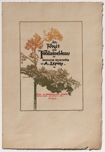 Fontainebleau Forest: Reklama na "Fontainebleau Forest" od Auguste Louis Lepère