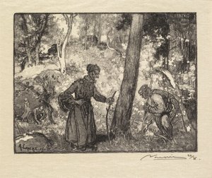 Fontainebleau Forest: Lovci hub v Rocher Bernard