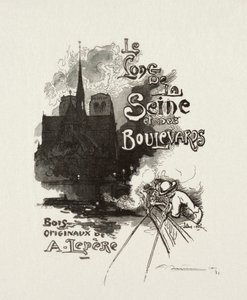 Frontispis: Podél Seiny a bulvárů od Auguste Louis Lepère