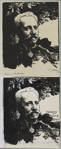 Général de Castelneau, 1914. od Auguste Louis Lepère