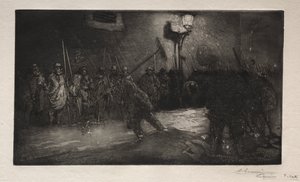 Call of the Night Sweepers od Auguste Louis Lepère