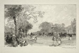 Avenue des Champs-Elysées od Auguste Louis Lepère