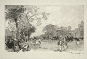 Avenue des Champs-Elysées. od Auguste Louis Lepère