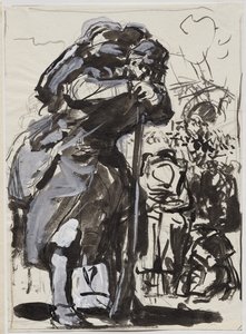 Ústup po Charleroi... od Auguste Louis Lepère