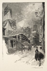 Ulice barů od Auguste Louis Lepère