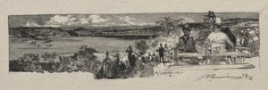 Údolí Solle. od Auguste Louis Lepère