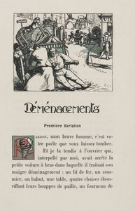 Krajiny a rohy ulic: Pohyb, 1900. od Auguste Louis Lepère