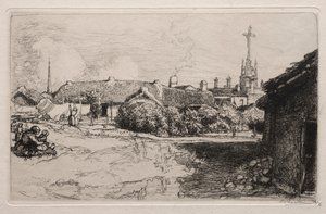 Kalvárie, St. Jean-de-Mont, 1909. od Auguste Louis Lepère