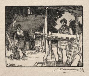 Výrobce lamel od Auguste Louis Lepère