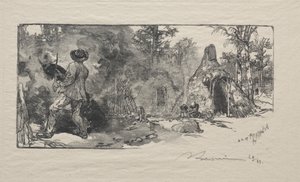 Charbonnieres, 1887. od Auguste Louis Lepère