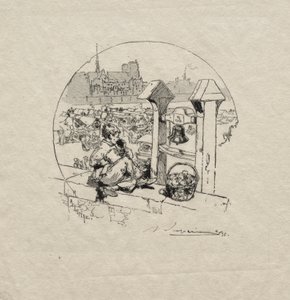 Apple Market, č. 2 od Auguste Louis Lepère