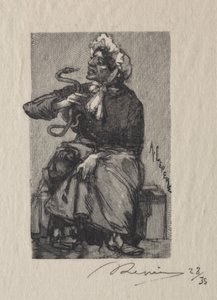 Obchodník s hady, 1889. od Auguste Louis Lepère