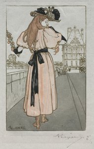 Pařížský almanach, 1897: Jaro, 1897. od Auguste Louis Lepère