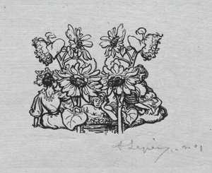 Pařížský almanach, 1897: Ocasní díl, léto, 1897. od Auguste Louis Lepère