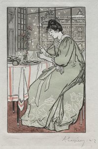 Pařížský almanach, 1897: Zima od Auguste Louis Lepère