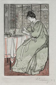 Pařížský almanach, 1897: Zima, 1897. od Auguste Louis Lepère