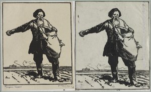 Ruský rolník, 1914. od Auguste Louis Lepère