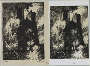Remeš, 1914. od Auguste Louis Lepère