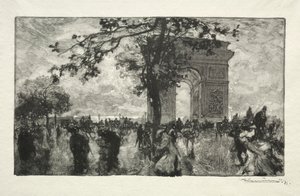 Návrat dřeva od Auguste Louis Lepère