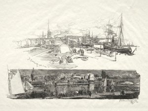 Ilustrovaný Rouen: The New Quays-L