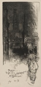 Rue de la Montagne, St. Genevieve od Auguste Louis Lepère