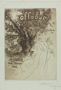 Sentimentální kolokvium Paula Verlaina od Auguste Louis Lepère