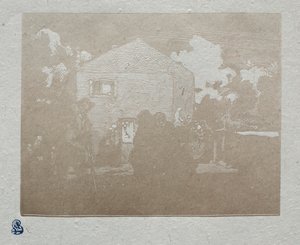 Žebráci v posledním domě od Auguste Louis Lepère