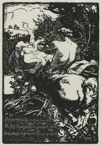 Kentaur od Auguste Louis Lepère