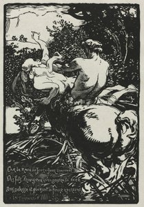 Kentaur, 1896. od Auguste Louis Lepère