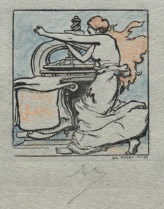 Tiskárna. od Auguste Louis Lepère