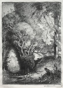 Ravine v červnu od Auguste Louis Lepère
