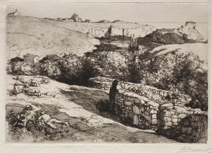 Vue du Port de la Meule, 1907. od Auguste Louis Lepère