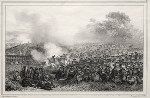 Album pro rok 1835: Čtvercové zapuštěné... od Auguste Raffet