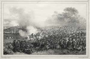 Album pro rok 1835: Čtvercové zapuštěné... od Auguste Raffet