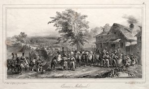 Album pro rok 1831: Vojenský konvoj, 1831. od Auguste Raffet