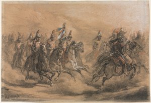 Náboj kavalérie od Auguste Raffet