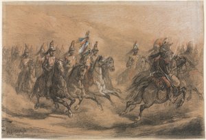 Kavalérie Charge, c. 1840.