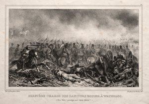 Poslední útok Red Lancerů u Waterloo.