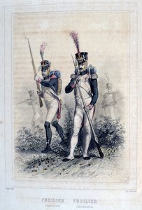 Granátník a střelci střelci, 1859.