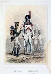 Granátník a žák 3. pluku, 1859.