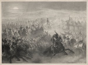 Recenze v noci, 1816. od Auguste Raffet